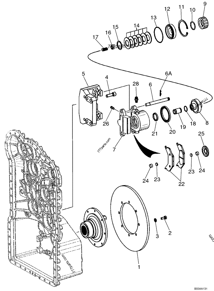 87439453 SEAL KIT Case Spare Part 777parts