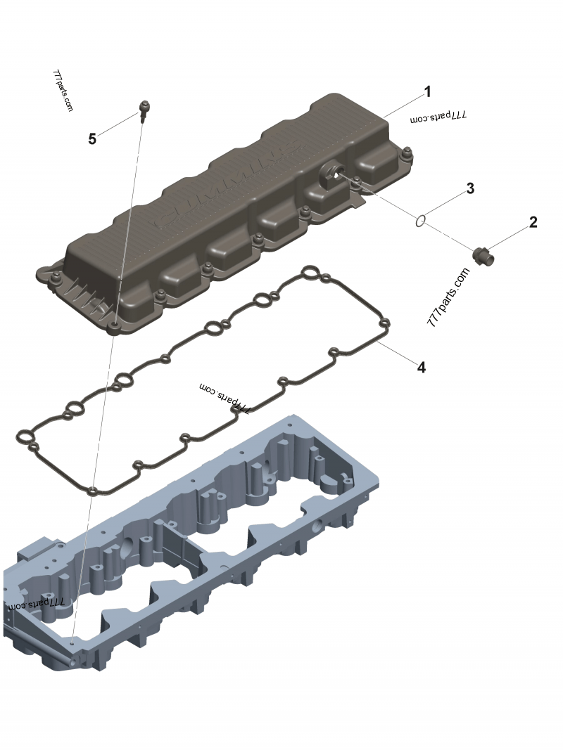 Plain Hose Coupling Cummins Spare Part Parts