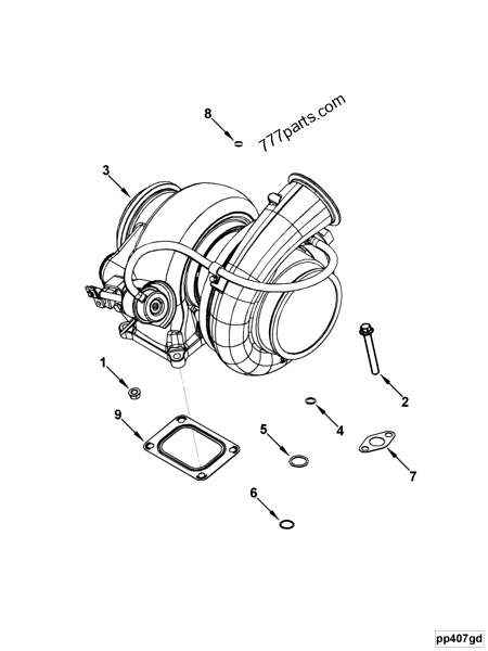 Turbocharger Cummins Spare Part Parts