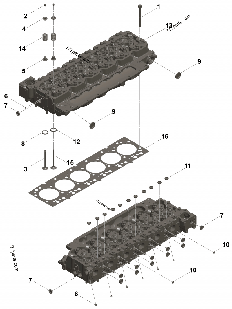 Cylinder Head Cummins Spare Part Parts