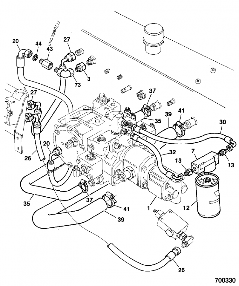 Element Micron Oil Filter Jcb Spare Part