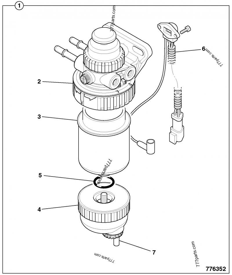 Filter Fuel Sediment Micron Jcb Spare Part