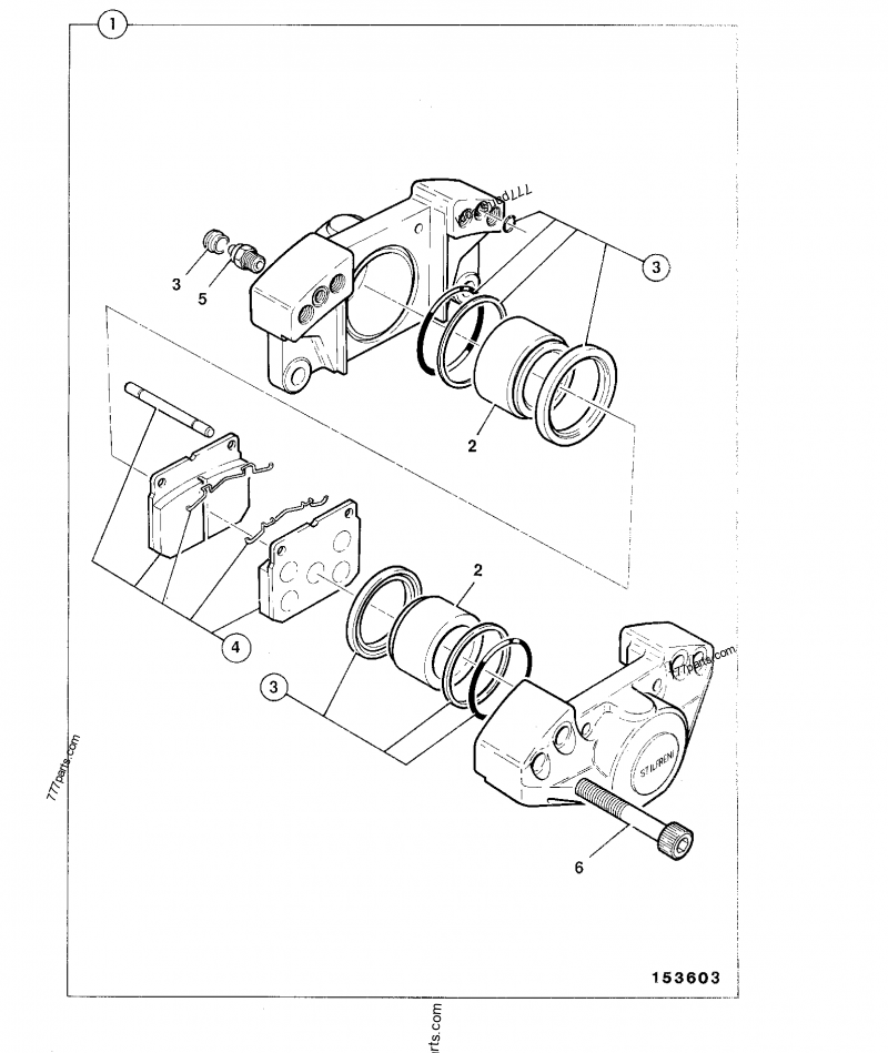 Kit Brake Pad Mm One Axle Set Jcb Spare