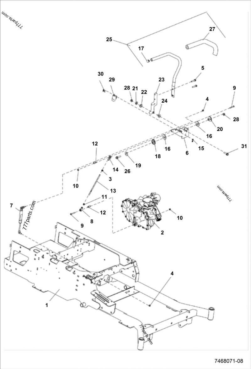 Steering Turf Bobcat ZT3000 999300301112 Above 777parts steering-turf-bobcat-zt3000-999300301112-above-777parts