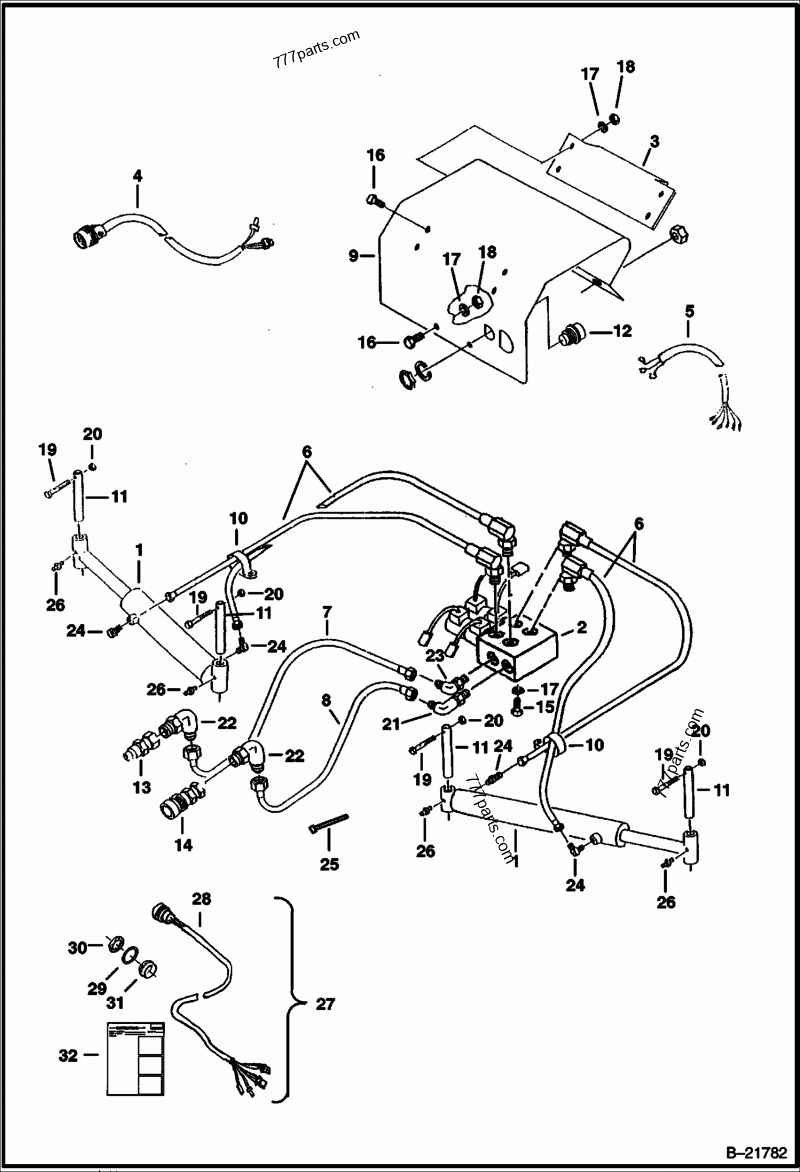 V-Blade (Hydraulic Circuitry) (72