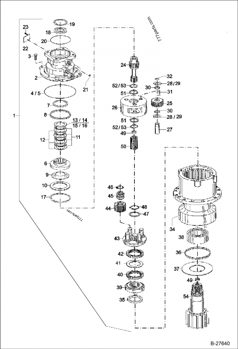 Slew Gear - Excavators Bobcat ZX125 (120000A97 & Above) | 777parts.com