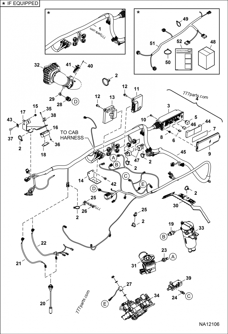 Engine Electrical Circuitry (Frame Harness & Filter Sensors) (S/N ...