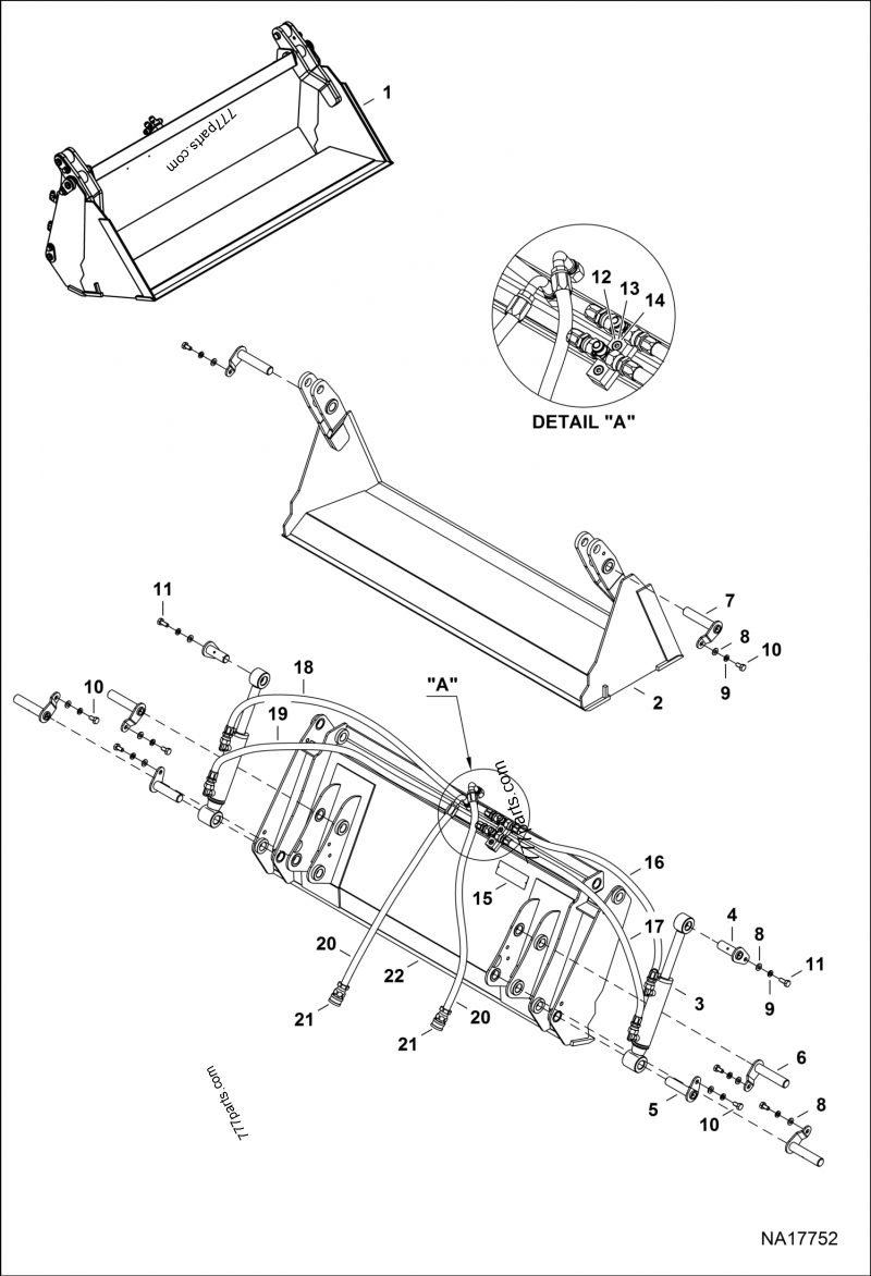 Tractor Loader FL6-OC (4-in-1 Combination Bucket) (S/N B52B00101 ...