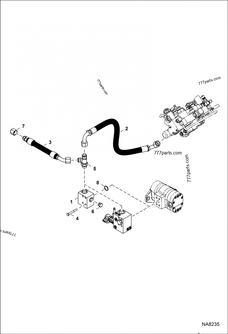 SOUND/NOISE Reduction Option (Bystander) (Hyd Muffler) - Loaders Bobcat