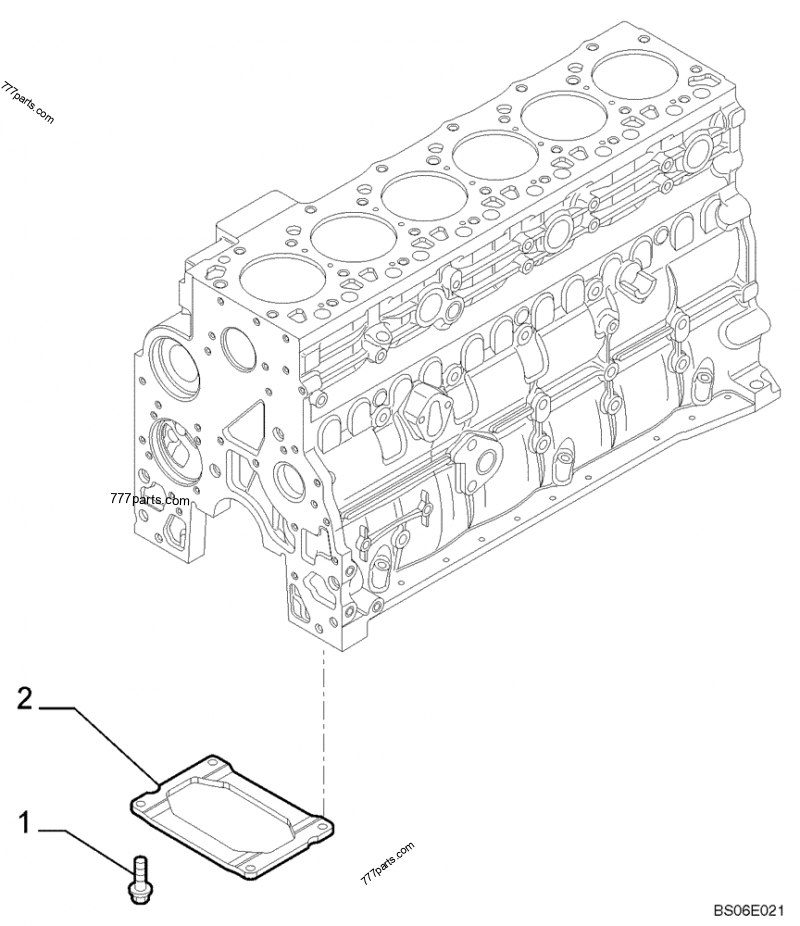 Part diagram CYLINDER BLOCK STIFFENER PLATE - COMPACT TRACK LOADERS Case 440CT (COMPACT TRACK LOADER - SERIES 3, ASN N7M483467 (1/08-3/11)) | 777parts.com