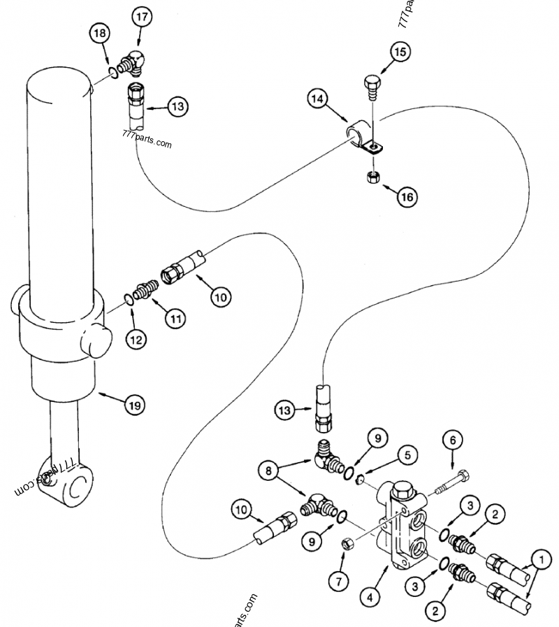 BOOM LIFT HYDRAULIC CIRCUIT, PLANETARY DRIVE TRENCHER - FORKLIFTS Case ...