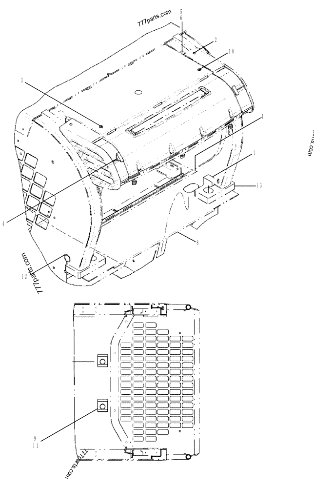 Part diagram HEATER SYSTEM 3-WAY WATER SUPPLY VALVE - COMPACT TRACK LOADERS Case 420CT (COMPACT TRACK LOADER - SERIES 3, ASN N7M455401 (1/08-3/11)) | 777parts.com
