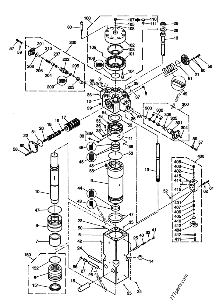 Part diagram MECHANISM - HYDRAULIC ROCKBREAKER - VERSION : BRETEC CB5200 - CE ATTACHMENTS Case CB5200 (EXCAVATOR HYDRAULIC ROCKBREAKER (1/05-)) | 777parts.com