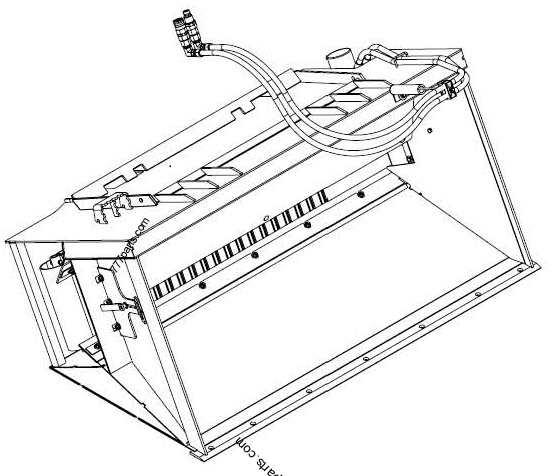 Part diagram POWER SIDE DISCHARGE BUCKETS, 420CT - COMPACT TRACK LOADERS Case 420CT (COMPACT TRACK LOADER - SERIES 3, ASN N7M455401 (1/08-3/11)) | 777parts.com