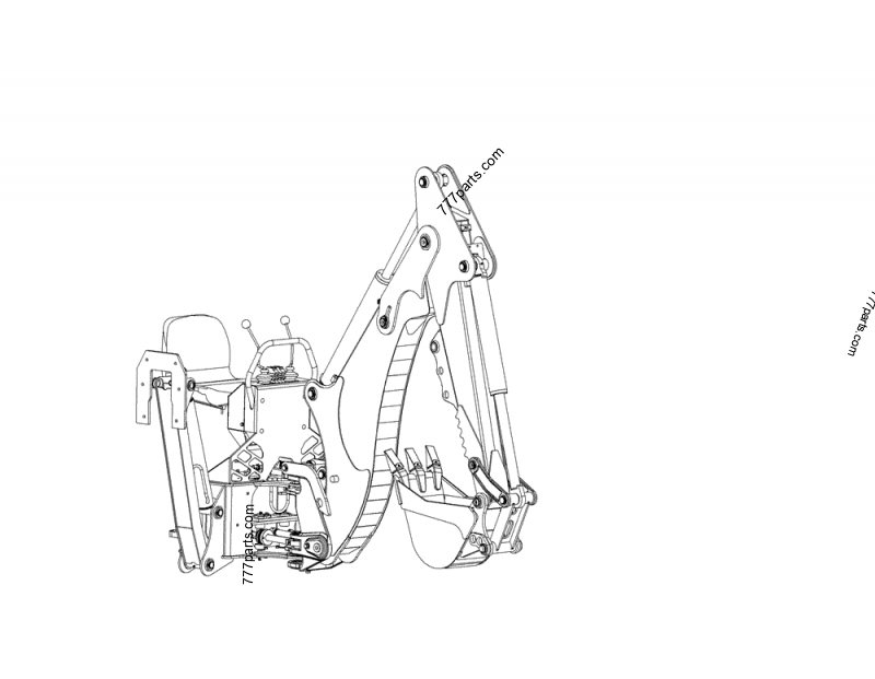 Part diagram BACKHOES, 420CT - COMPACT TRACK LOADERS Case 420CT (COMPACT TRACK LOADER - SERIES 3, ASN N7M455401 (1/08-3/11)) | 777parts.com