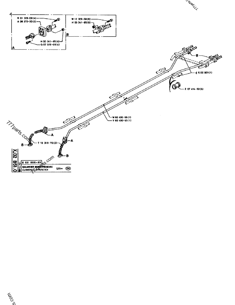 Part diagram CLAMSHELL DIPPERSTICK 3,20M - CRAWLER EXCAVATORS Case 170B (CASE CRAWLER EXCAVATOR (S/N 1501-) (S/N 12501-) (EUROPE) (2/87-12/89)) | 777parts.com