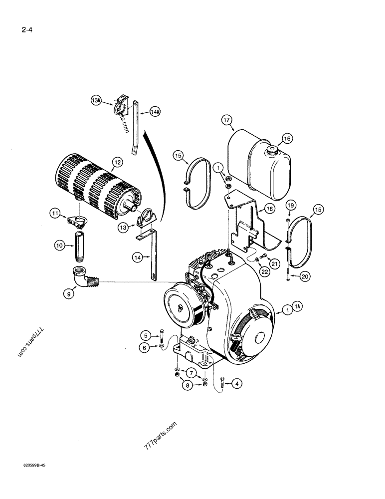 KOHLER ENGINE AND EXHAUST SYSTEM - TRENCHERS-LAYERS Case TL100 (CASE ...