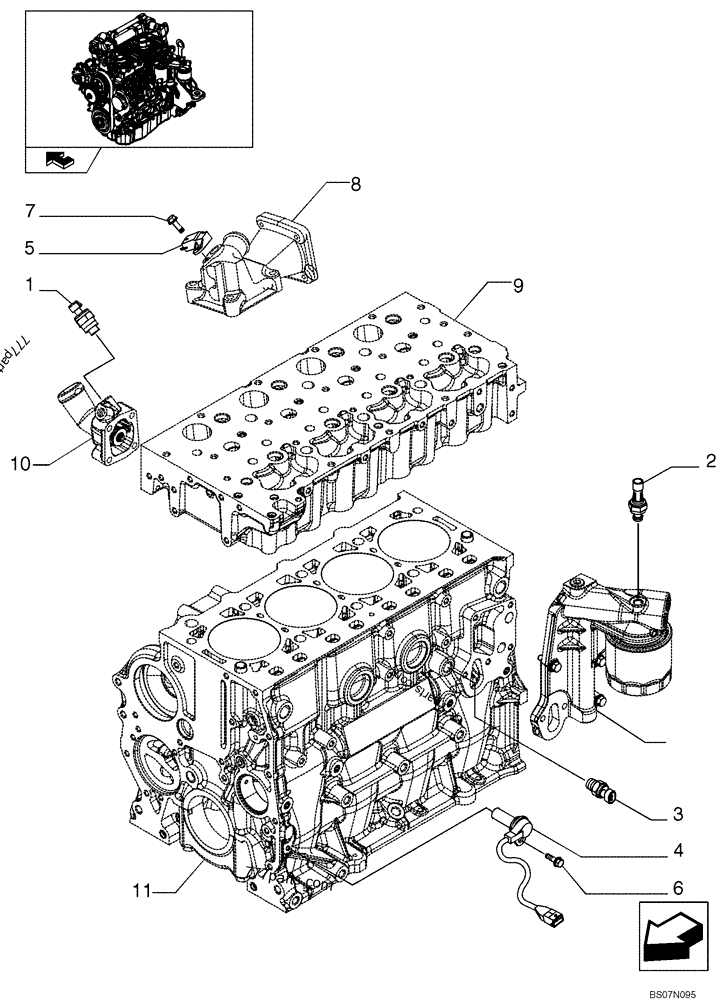 Part diagram DIAGNOSTIC SENSOR (87546691) - COMPACT TRACK LOADERS Case 420CT (COMPACT TRACK LOADER - SERIES 3, ASN N7M455401 (1/08-3/11)) | 777parts.com