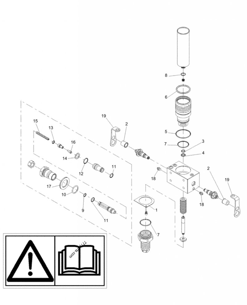 Part diagram KIT SERVICE - CB570 TYPE S - CE ATTACHMENTS Case CB570S (HYDRAULIC HAMMER (1/05-)) | 777parts.com