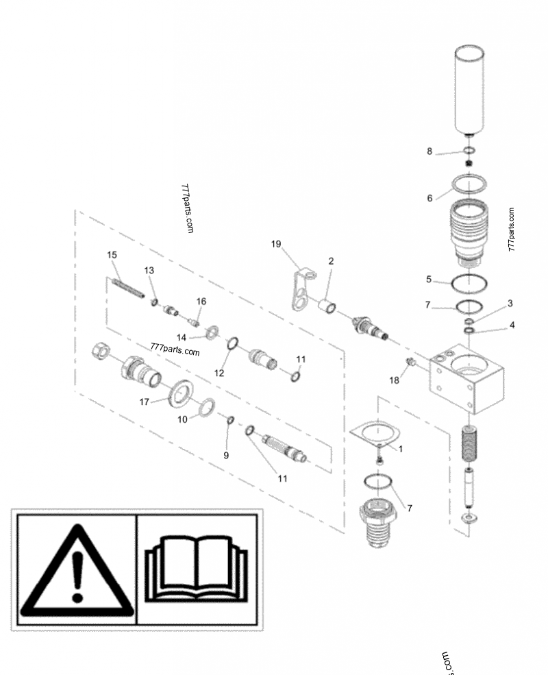 Part diagram KIT SERVICE - CB470 TYPE S - CE ATTACHMENTS Case CB470S (HYDRAULIC HAMMER (1/05-)) | 777parts.com