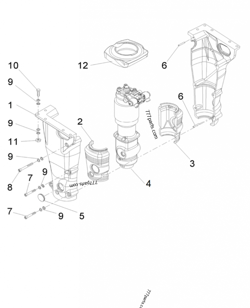 Part diagram HYDRAULIC HAMMER CB80 TYPE S - CE ATTACHMENTS Case CB80S (HYDRAULIC HAMMER (1/05-)) | 777parts.com