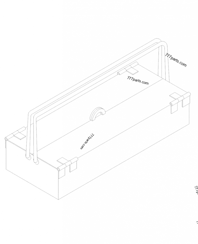 Part diagram TOOL BOX - CB570 TYPE S - CE ATTACHMENTS Case CB570S (HYDRAULIC HAMMER (1/05-)) | 777parts.com