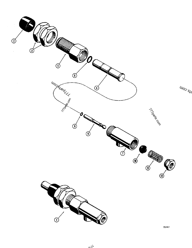 BRAKE SYSTEM, L14818 CLUTCH CUTOUT VALVE - LOADER BACKHOES Case