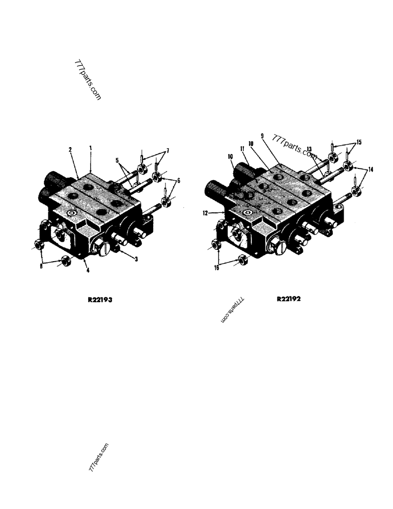 HYDRAULIC VALVE ASSEMBLIES CRAWLER DOZERS Case 750 CASE CRAWLER hydraulic-valve-assemblies-crawler-dozers-case-750-case-crawler