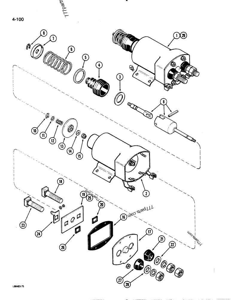 A45656 Solenoid Assembly, Prestolite - Crawler Dozers Case 1450b (case 