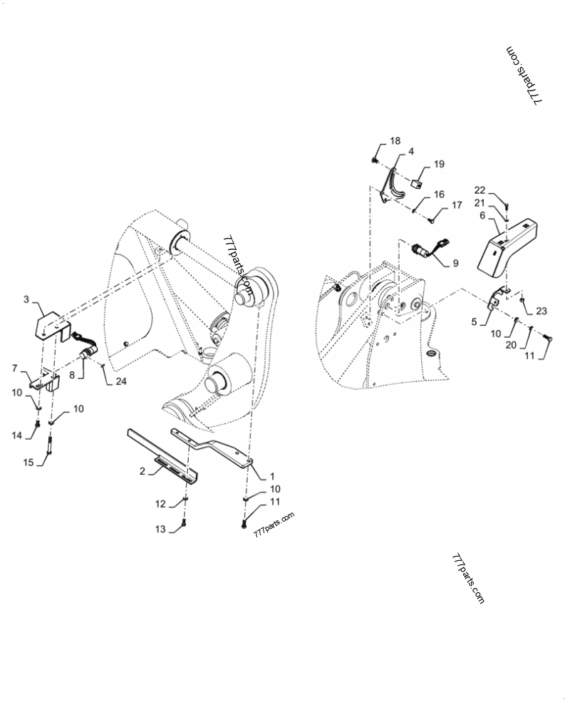RIDE CONTROL SWITCH - WHEEL LOADERS Case 621G (WHEEL LOADER - TIER 4B ...