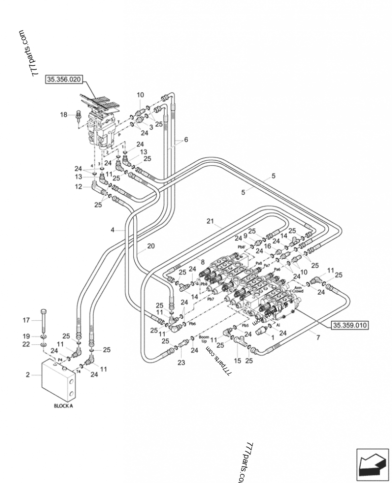 PILOT CONTROLS, FOOT PEDAL, CONTROL VALVE MINI CRAWLER EXCAVATOR Case