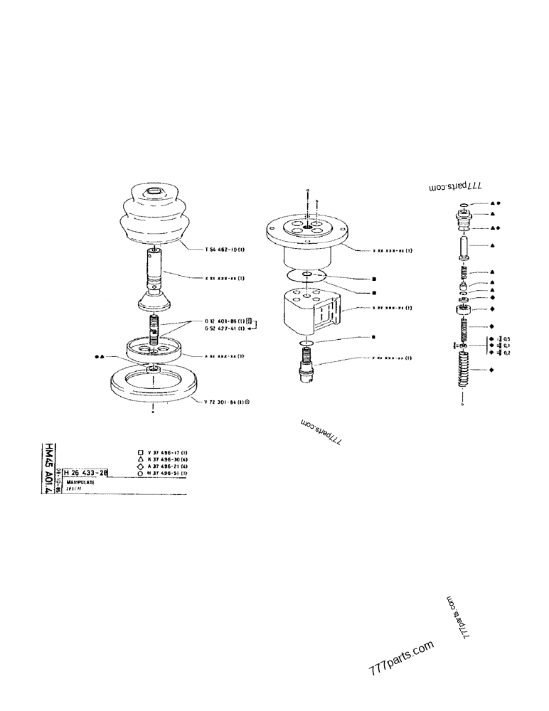 Part diagram LEVER - CRAWLER EXCAVATORS Case 170 (POCLAIN CRAWLER EXCAVATOR (S/N 12341 TO 12492) (5/85-12/92)) | 777parts.com