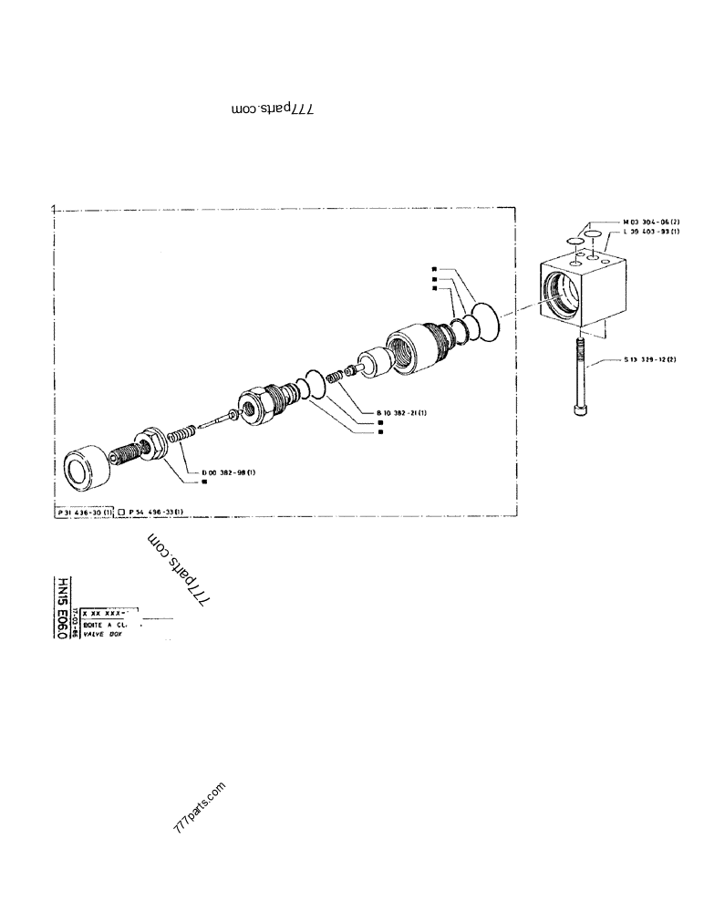 Part diagram VALVE BOX - CRAWLER EXCAVATORS Case 170 (POCLAIN CRAWLER EXCAVATOR (S/N 12341 TO 12492) (5/85-12/92)) | 777parts.com