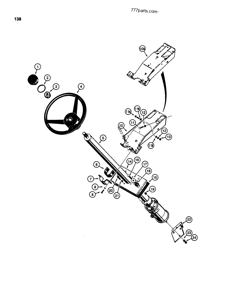 STEERING WHEEL AND COLUMN LOADER BACKHOES Case 580D CASE steering-wheel-and-column-loader-backhoes-case-580d-case