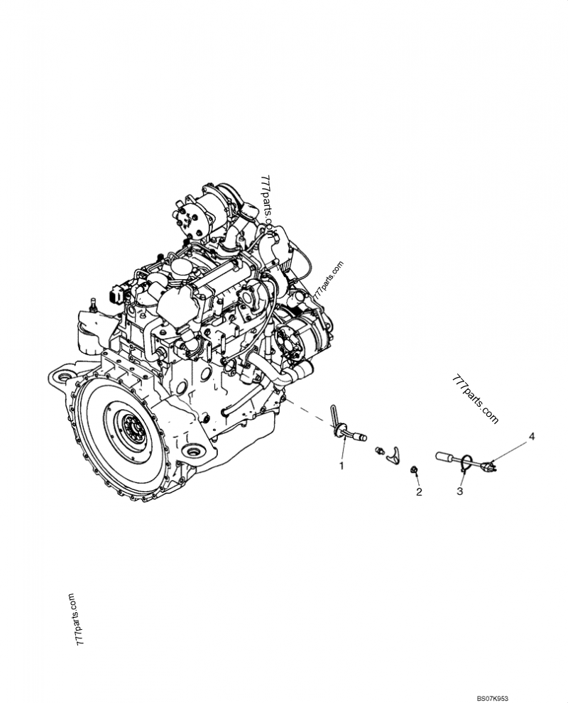 Part diagram ENGINE - BLOCK HEATER - COMPACT TRACK LOADERS Case 420CT (COMPACT TRACK LOADER - SERIES 3, ASN N7M455401 (1/08-3/11)) | 777parts.com