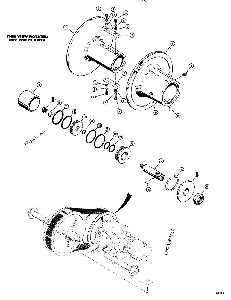 9" VARIABLE SPEED DRIVE ASSEMBLY, FOR IDENTIFICATION ITEM 13 IS 49/16
