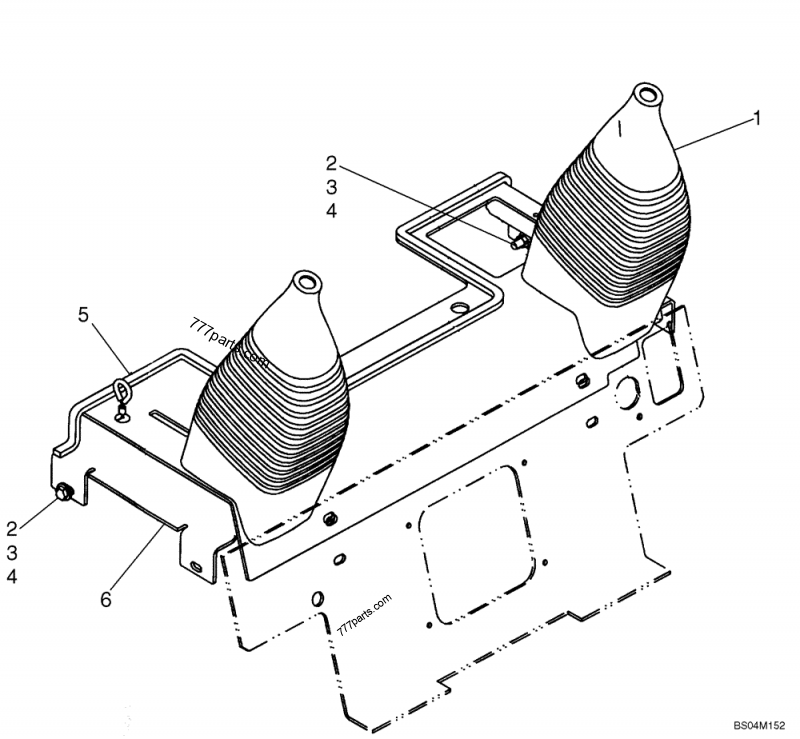 Part diagram COVER - LOADER AND GROUND DRIVE - COMPACT TRACK LOADERS Case 420CT (COMPACT TRACK LOADER - BSN N7M455401 (2/06-12/07)) | 777parts.com
