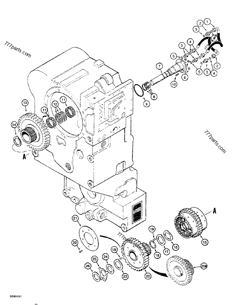 TRANSMISSION, REVERSE AND SECOND CLUTCHES - WHEEL LOADERS Case 621B ...