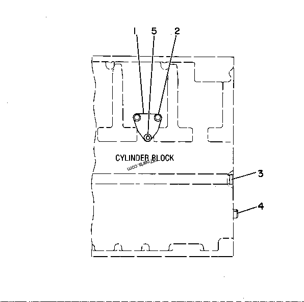 8N-3163 COVER GP-CYLINDER BLOCK - ENGINE - INDUSTRIAL Caterpillar 3306B ...