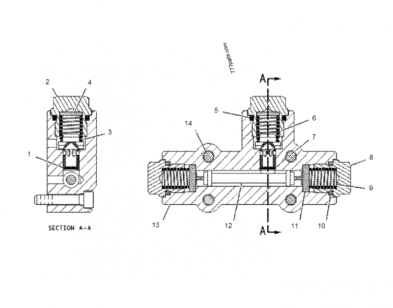 220-4133 VALVE GP-CONTROL - PAVING COMPACTOR Caterpillar CP-563D ...