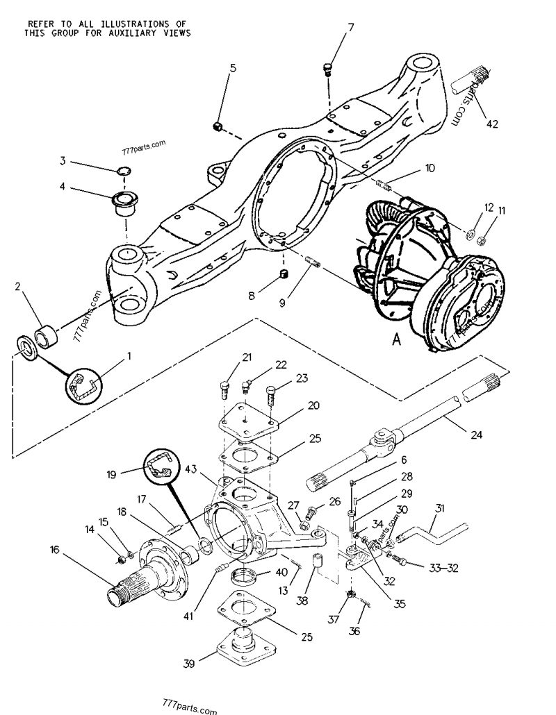 125-8752 TMSN, AXLE & FINAL DRIVE GP - Восстановители Дорожного.