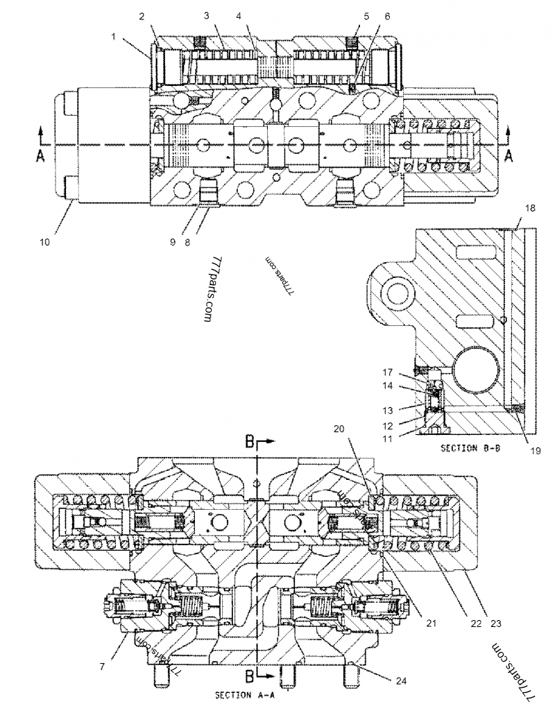 165-9338 VALVE GP-TRAVEL COUNTERBALANCE - ENGINE - MACHINE Caterpillar ...