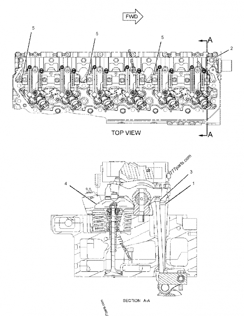 260-0251 ROCKER ARM GP -UNIT INJECTOR - ENGINE - MACHINE Caterpillar C ...