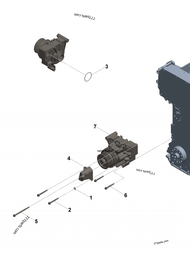 Water Pump Engines Cummins ISX15 CM2250 SN (D103011BB43)