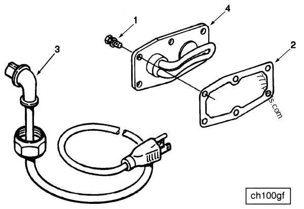 Coolant Heater Starting Aid - Engines Cummins N14 CELECT PLUS (D093643BB01)  | 777parts.com