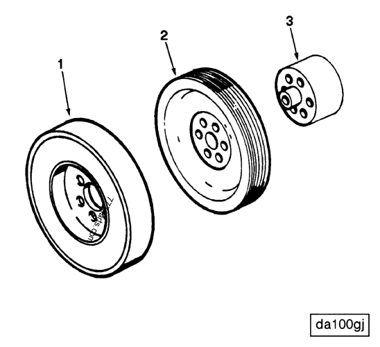 Vibration Damper Engines Cummins N14 MECHANICAL (D093545BX01