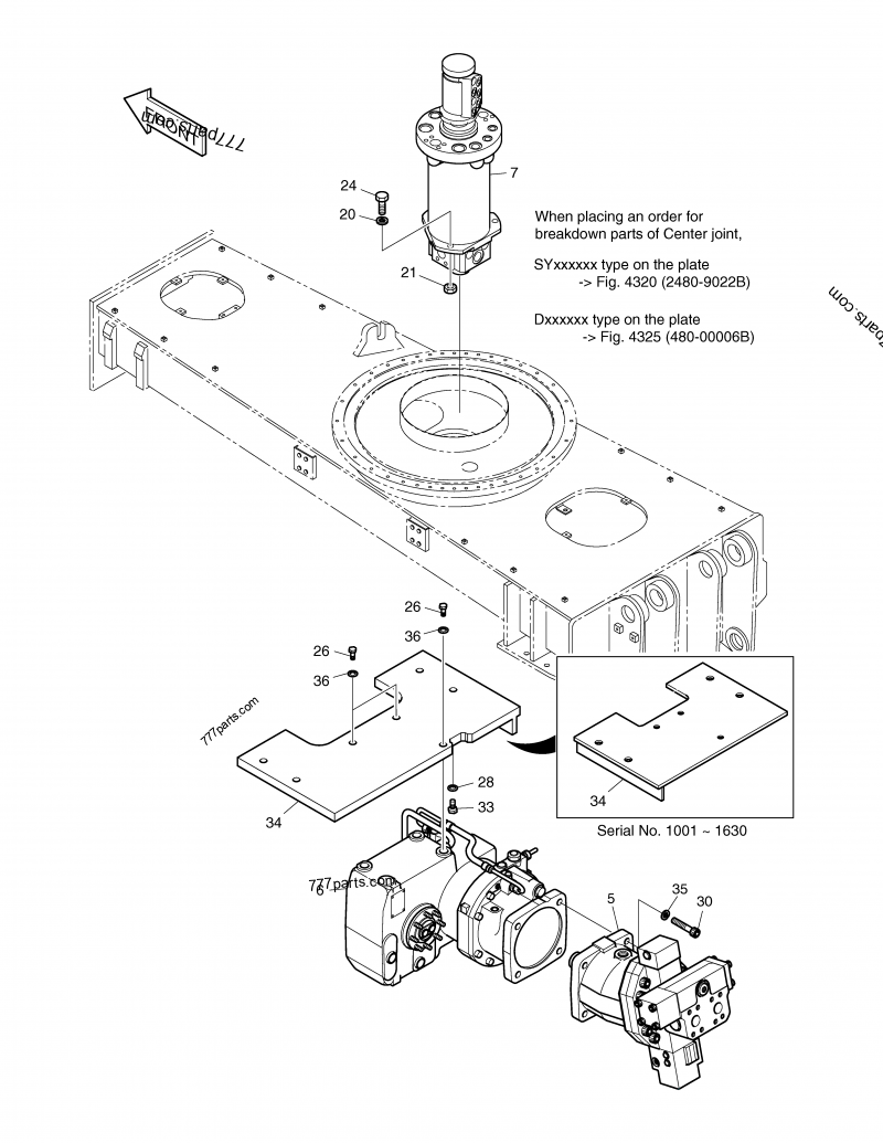 POWER TRAIN(3)-T/MISSION.T/MOTOR.C/JOINT - WHEEL EXCAVATOR Doosan SOLAR ...