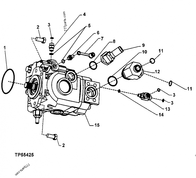 Hydraulic Pump (steering And Loader) (serial No. -568957) - Loader 