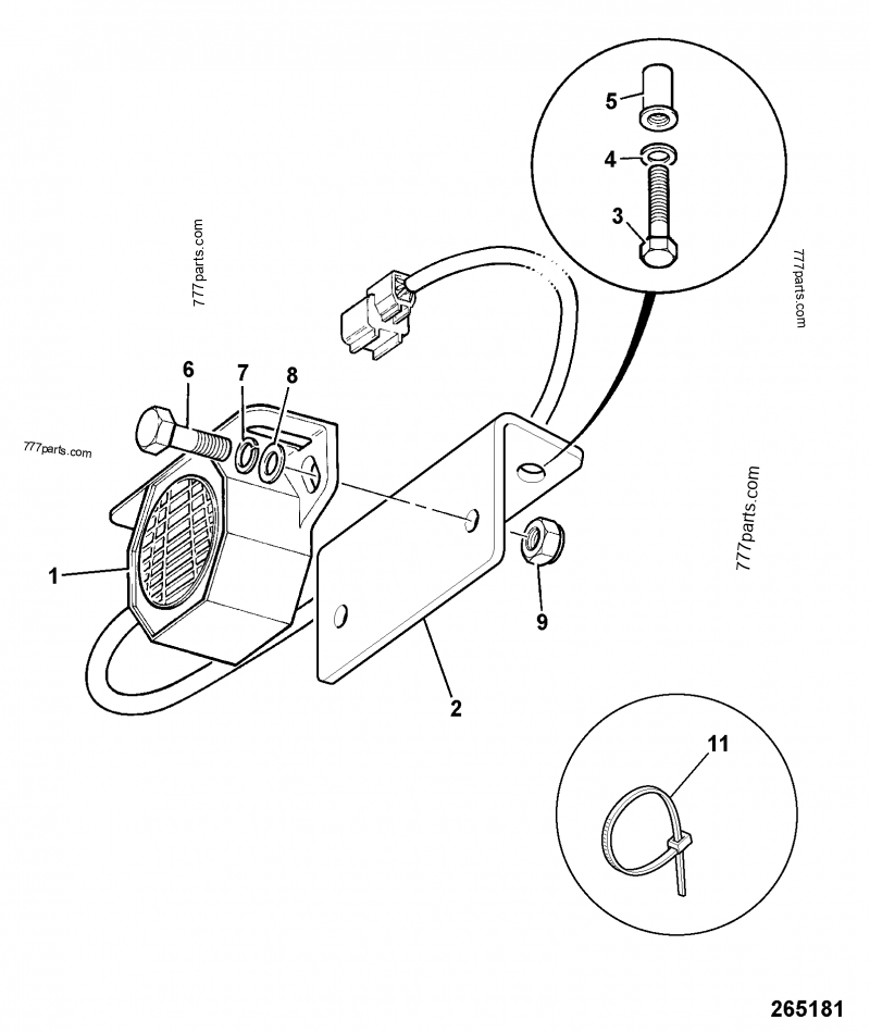ALARM REVERSE INSTALLATION OPTIONAL CONSTRUCTION JCB 3CX T PC alarm-reverse-installation-optional-construction-jcb-3cx-t-pc