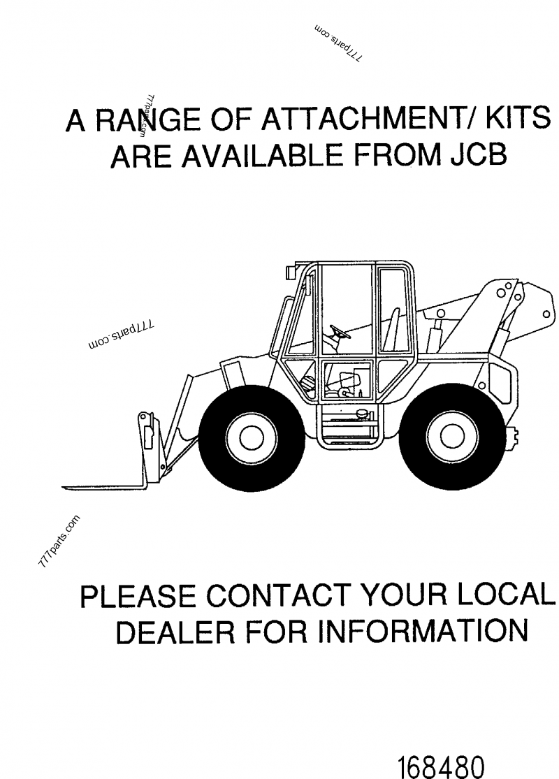 KITS CONSTRUCTION JCB 506CHL (LOADALL 508C,506C & 506CHL, 9802/7710